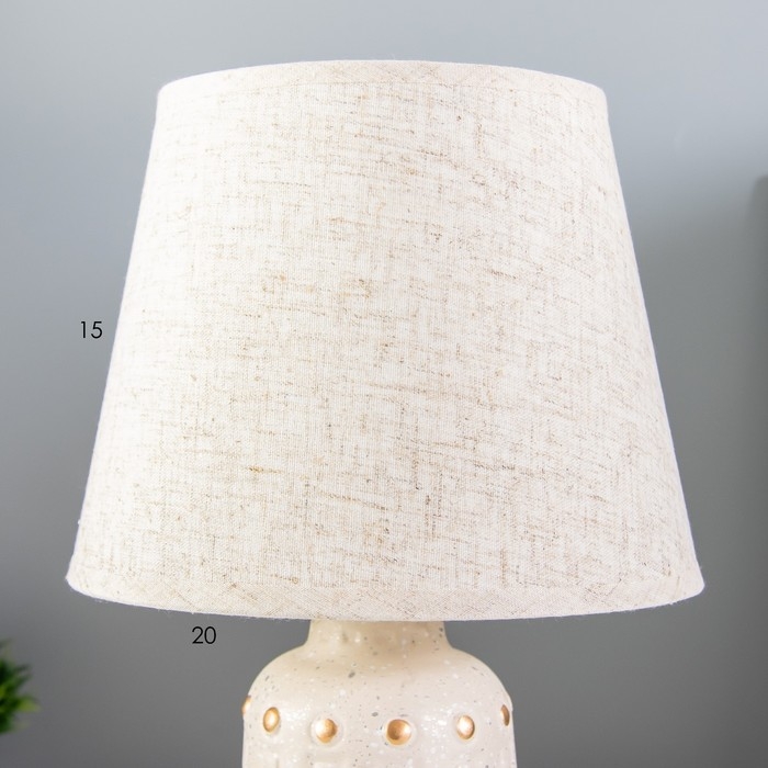 Настольная лампа "Сакра" Е14  40Вт белый 18х18х30см RISALUX