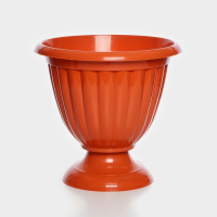 Кашпо уличное на ножке «Жасмин», 12 л, цвет коричневый Кашпо уличное на ножке «Жасмин», 12 л, цвет коричневый