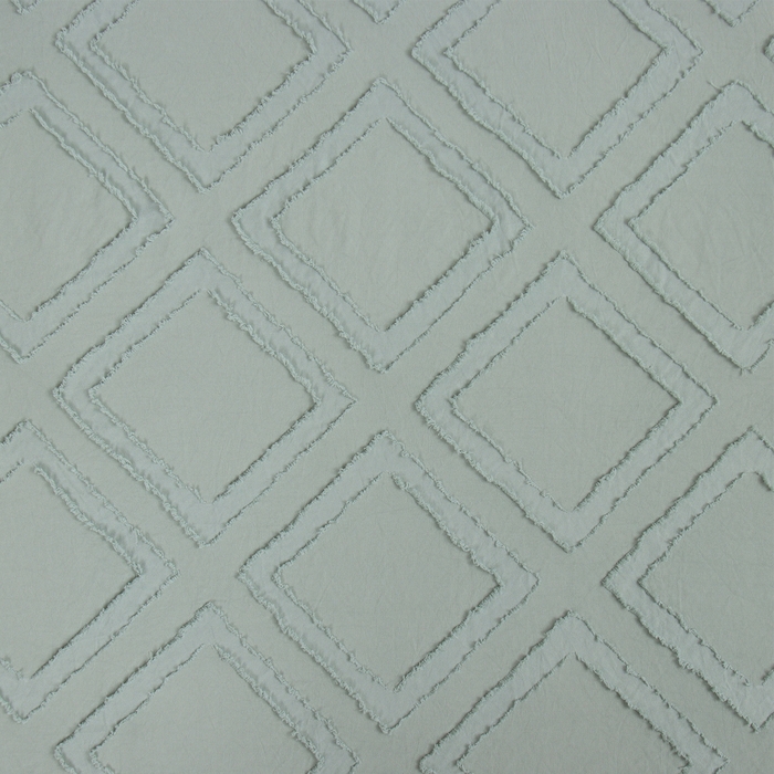 Постельное бельё LoveLife Tufting 2сп "Ромб" 175*215см,200*230см,50*70см-2шт, цвет зеленый, 110 г/м2