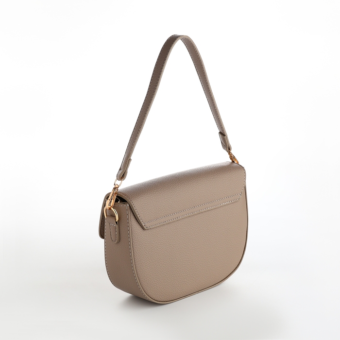 Сумка женская на клапане, TEXTURA, маленький размер, цвет бежевый Сумка женская на клапане, TEXTURA, маленький размер, цвет бежевый