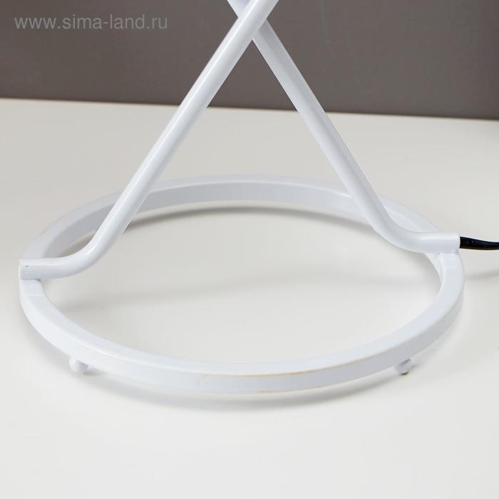 Лампа настольная 16035/1 E27 40Вт белый 19,5х19,5х44 см RISALUX