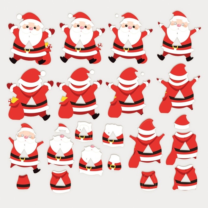 3D конструктор &laquo;Дед Мороз&raquo;, 24 детали