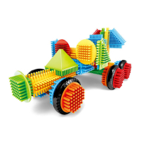 Конструктор игольчатый BRISTLES &laquo;Машина&raquo;, 150 деталей