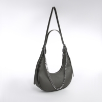 Сумка женская хобо на молнии TEXTURA, средний размер, цвет серый Сумка женская хобо на молнии TEXTURA, средний размер, цвет серый