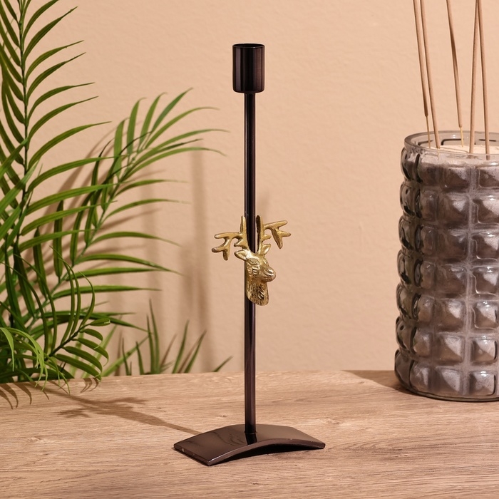 Подсвечник Подсвечник "Олень" 30 см, металл