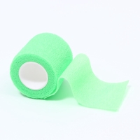 Бинт самофиксирующийся разрывной «Groomroom», 5 см х 4,5 м, зеленый Бинт самофиксирующийся разрывной «Groomroom», 5 см х 4,5 м, зеленый