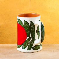 Кружка Риштанская Керамика "Гранаты", 500 мл,