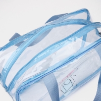 Косметичка на молнии, цвет голубой Косметичка на молнии, цвет голубой