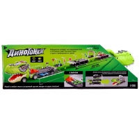 Автовоз-трек «Диногонки», 12 металлических машин, световые и звуковые эффекты Автовоз-трек «Диногонки», 12 металлических машин, световые и звуковые эффекты