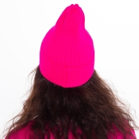 Шапка женская зимняя, цвет розовый, размер 52-56 Шапка женская зимняя, цвет розовый, размер 52-56