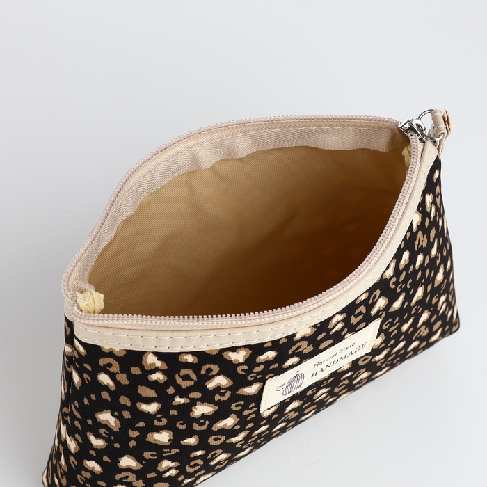 Косметичка на молнии, цвет чёрный Косметичка на молнии, цвет чёрный