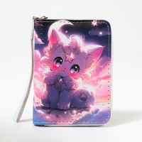 Кошелёк детский на молнии &laquo;Выбражулька&raquo;, цвет сиреневый