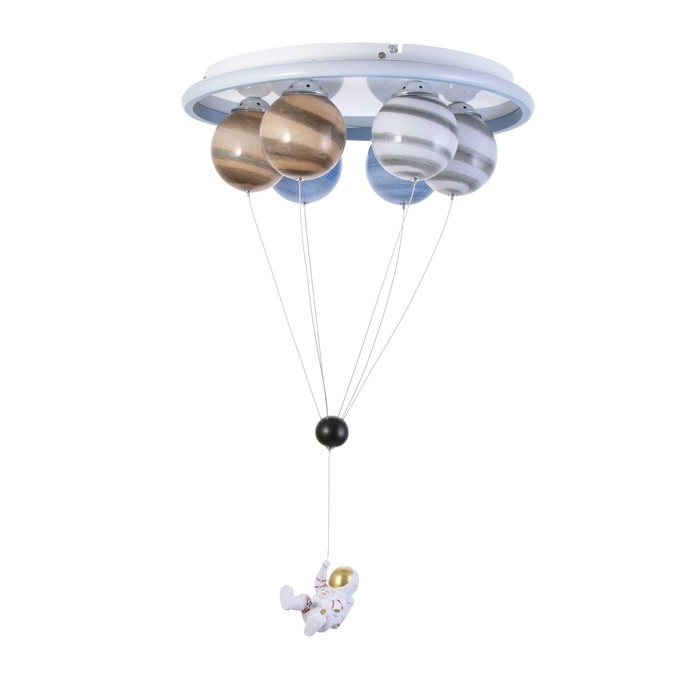 Люстра "Полет" 6хЕ27 40Вт белый 50х50х60см