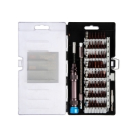 Набор для точных работ ТУНДРА ПРОФИ, сталь S2, телескоп. рукоятка, в кейсе, 59 предметов Набор для точных работ ТУНДРА ПРОФИ, сталь S2, телескоп. рукоятка, в кейсе, 59 предметов