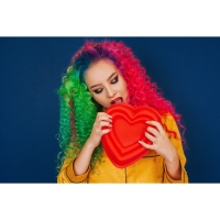 Форма для муссовых десертов и выпечки Доляна &laquo;Сердце&raquo;, силикон, 22&times;20&times;7 см, цвет МИКС