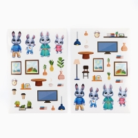 Наклейки детские c раскраской &laquo;Уютный дом&raquo;, 42 шт, 14.5 х 21 см