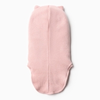 Шапка-шлем для девочки, цвет пудра, размер 46-50 Шапка-шлем для девочки, цвет пудра, размер 46-50