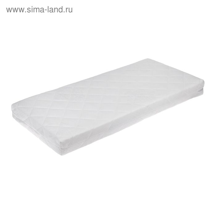 Матрас беспружинный ИВАН ЦАРЕВИЧ Люкс, 120х60х12см, холлкон/биококос, трикотаж