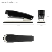 Степлер ErichKrause U1, № 24/6, до 30 листов, чёрный Степлер ErichKrause U1, № 24/6, до 30 листов, чёрный