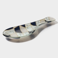 Подставка стеклянная под ложку Доляна «Розовый мрамор», 23,5×8,3×1,5 см Подставка стеклянная под ложку Доляна «Розовый мрамор», 23,5×8,3×1,5 см