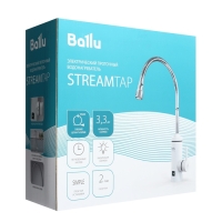 Водонагреватель Ballu StreamTap, проточный, 3.3 кВт, белый Водонагреватель Ballu StreamTap, проточный, 3.3 кВт, белый