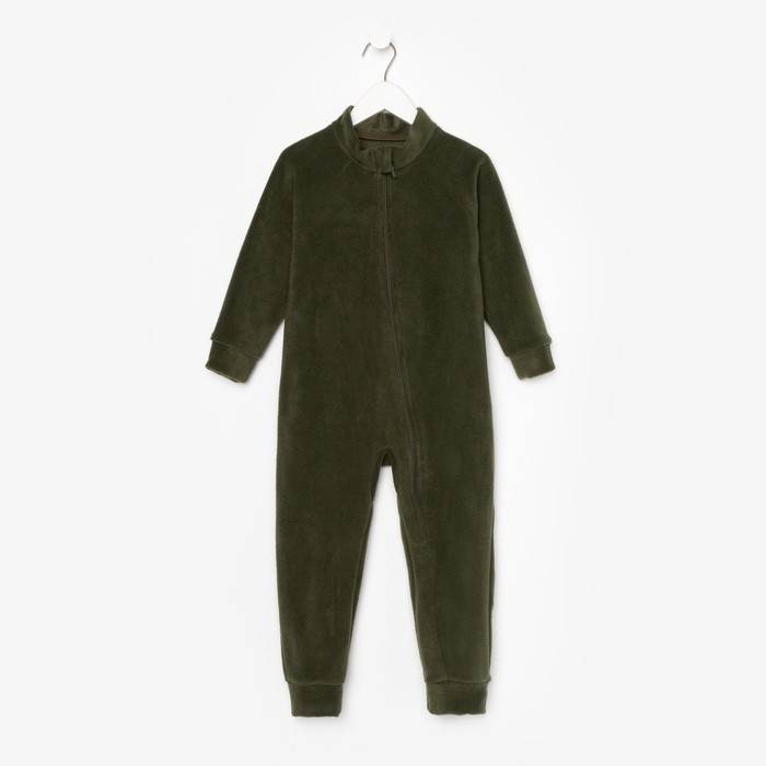 Комбинезон для мальчика, цвет хаки, рост 92-98 см