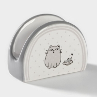 Салфетница Доляна &laquo;Уютные коты&raquo;, 9,5&times;4,5&times;7 см