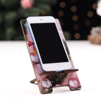 Подставка под телефон "Счастливых моментов!" символ года, ветки Подставка под телефон "Счастливых моментов!" символ года, ветки