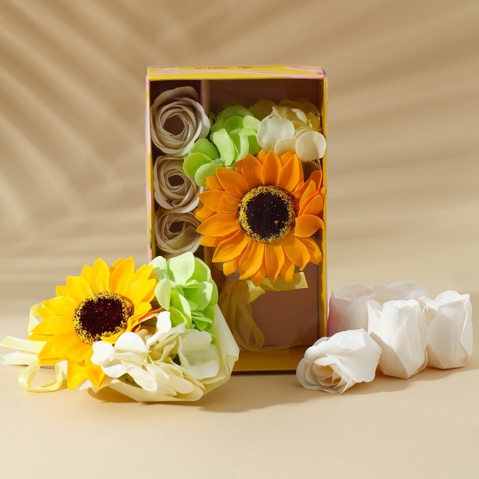 Подарочный набор косметики «Яркой весны», мыло лепестковое, ЧИСТОЕ СЧАСТЬЕ Подарочный набор косметики «Яркой весны», мыло лепестковое, ЧИСТОЕ СЧАСТЬЕ