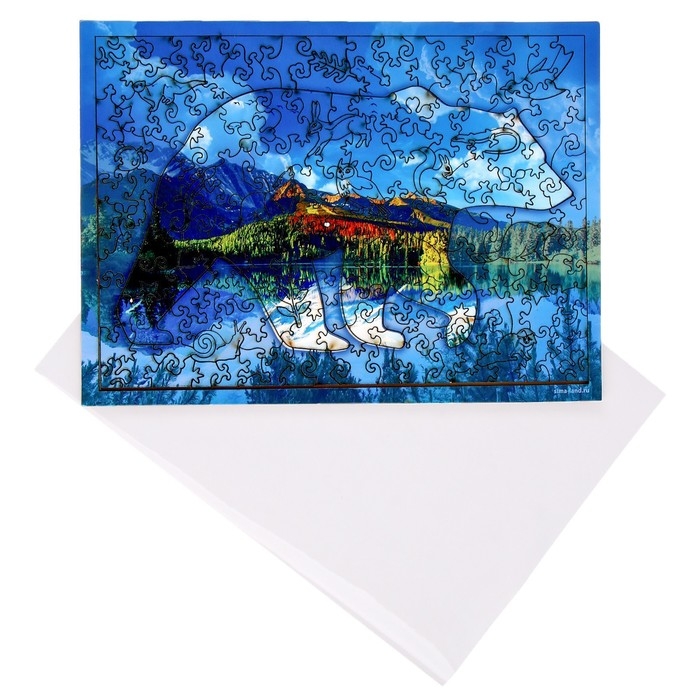 Пазлы деревянные фигурные &laquo;Красота природы&raquo;, 180 элементов