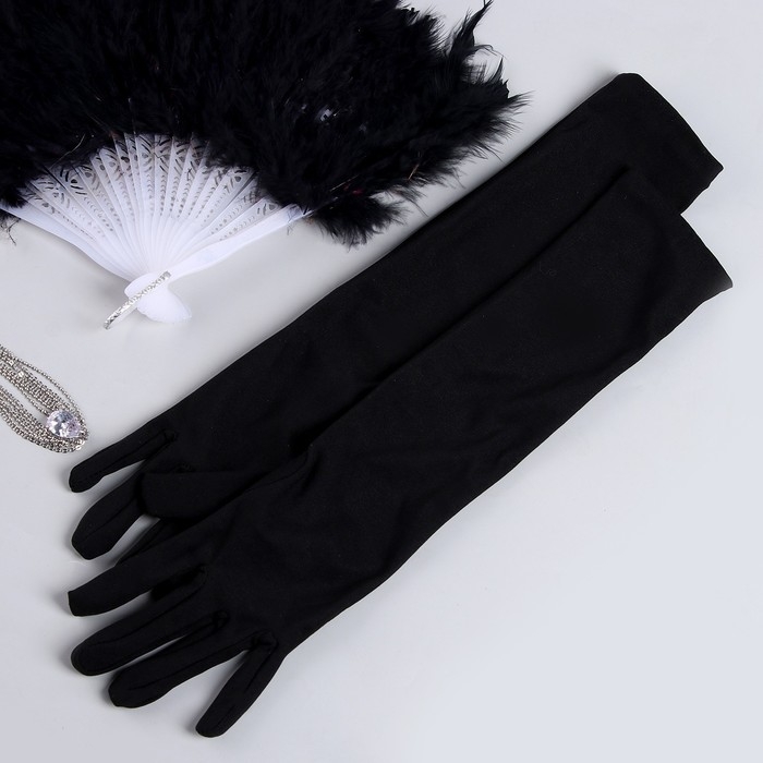 Новогодний карнавальный набор &laquo;Роскошь&raquo;, (веер+перчатки+украшение на голову), на новый год