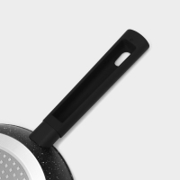 Сковорода Доляна &laquo;Первый дом&raquo;, d=22 см, антипригарное покрытие, индукция, цвет чёрный