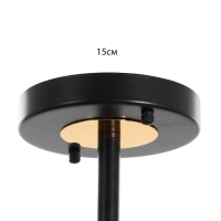 Люстра "Нестер" 5хLED 130Вт 3000-6000К черно-золотой 80х80х35 см BayerLux Люстра "Нестер" 5хLED 130Вт 3000-6000К черно-золотой 80х80х35 см BayerLux