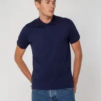 Рубашка поло мужская Virma Stretch, темно-синяя, размер XXL