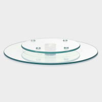Подставка стеклянная для торта вращающаяся Доляна, d=32 см