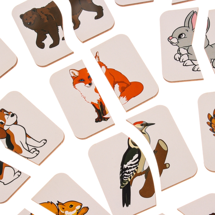 Картинки-половинки &laquo;Животные&raquo;