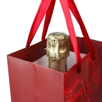 Пакет подарочный под бутылку, упаковка, 36х13х10 см