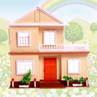 Дом для зверей «Загородный домик» с аксессуарами Дом для зверей «Загородный домик» с аксессуарами