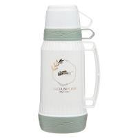 Термос 1 л, со стеклянной колбой, сохраняет тепло 12 ч, с кружкой, 30 см, зелёный Термос 1 л, со стеклянной колбой, сохраняет тепло 12 ч, с кружкой, 30 см, зелёный