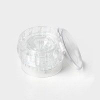 Мельница для специй, пластиковый механизм, 80 мл, цвет прозрачный Мельница для специй, пластиковый механизм, 80 мл, цвет прозрачный