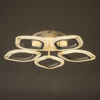 Люстра светодиодная дим. LOSANGA ДУ 3 реж. &Oslash;53,5х7,5 68Вт белый Ritter