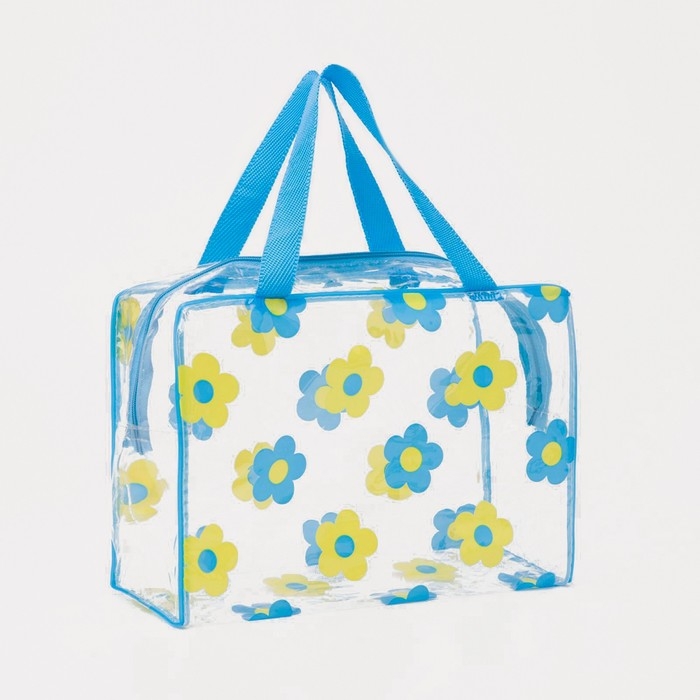 Косметичка на молнии, цвет синий Косметичка на молнии, цвет синий