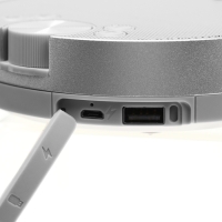 Портативная колонка Maimi F6, microUSB, FM, BT 5.1, 1200 мАч, серебристая Портативная колонка Maimi F6, microUSB, FM, BT 5.1, 1200 мАч, серебристая