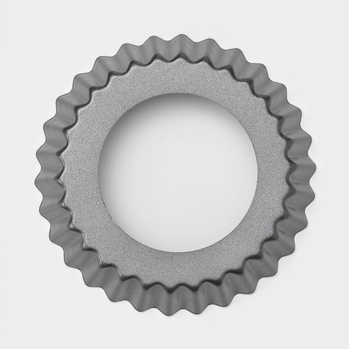 Форма для выпечки Доляна &laquo;Жаклин&raquo;, d=11 см, со съёмным дном, антипригарное покрытие, цвет чёрный