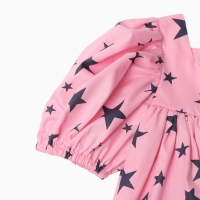 Платье детское KAFTAN "Звезды" р.30 (98-104 см) розовый Платье детское KAFTAN "Звезды" р.30 (98-104 см) розовый