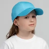 Бейсболка детская Capture Kids, голубая