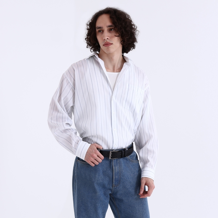 Ремень мужской, ширина 4 см, винт, пряжка металл, цвет чёрный Ремень мужской, ширина 4 см, винт, пряжка металл, цвет чёрный