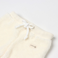 Костюм плюшевый: толстовка и брюки Крошка Я, рост 68-74, молочный