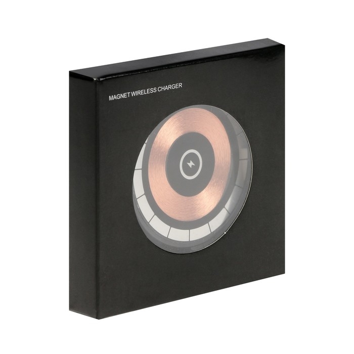 Беспроводное зарядное устройство i12, MagSafe, 15 Вт, Type-C, 2 А, 1 м, чёрное Беспроводное зарядное устройство i12, MagSafe, 15 Вт, Type-C, 2 А, 1 м, чёрное