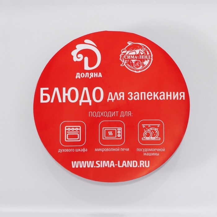 Набор форм для запекания и выпечки из жаропрочного стекла Доляна &laquo;Фуэго&raquo;, 2,1/3 л, 2 шт